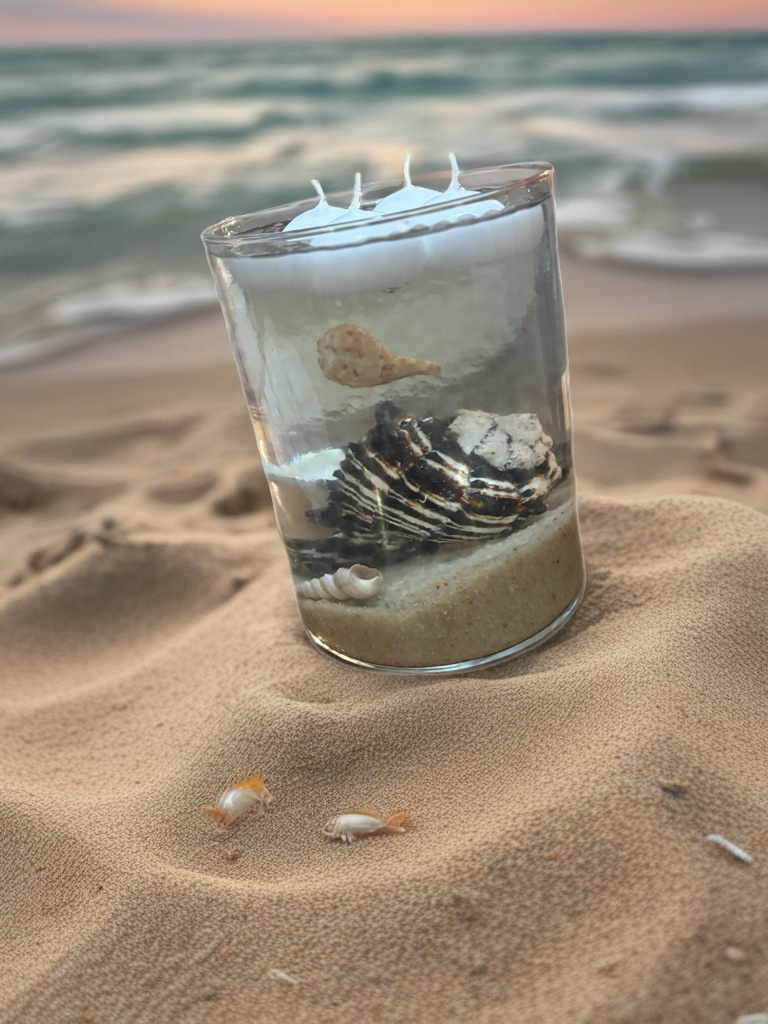 Coastal Serenity Floating Candle made to order