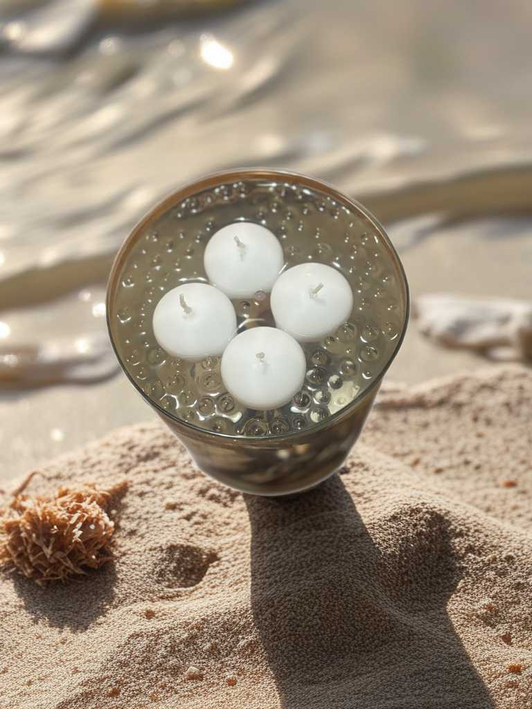 Coastal Serenity Floating Candle made to order