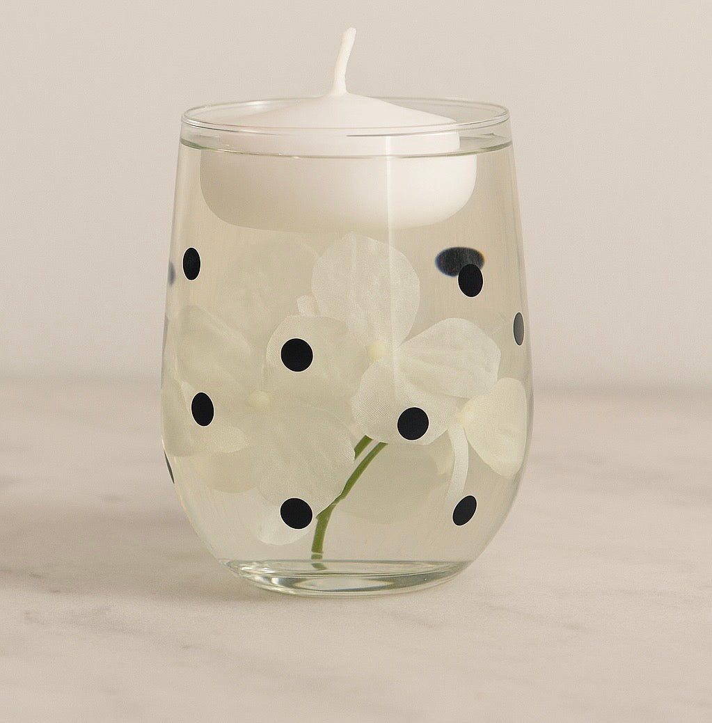 Floating Floral Gel Candle – Elegant Handmade Decor
